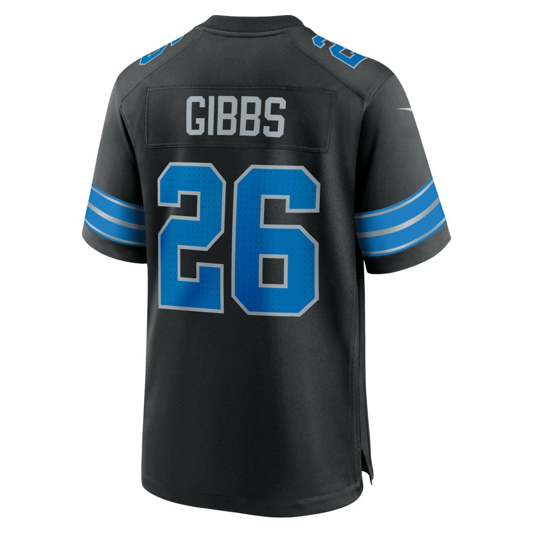 Nike Jahmyr Gibbs Detroit Lions 2nd Alternate Game Jersey Black