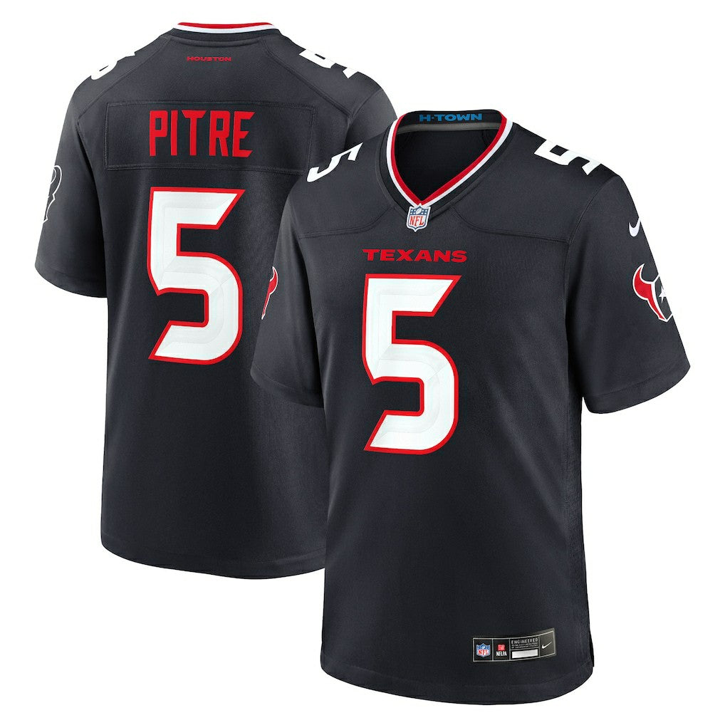 Nike Jalen Pitre Houston Texans Game Jersey Navy