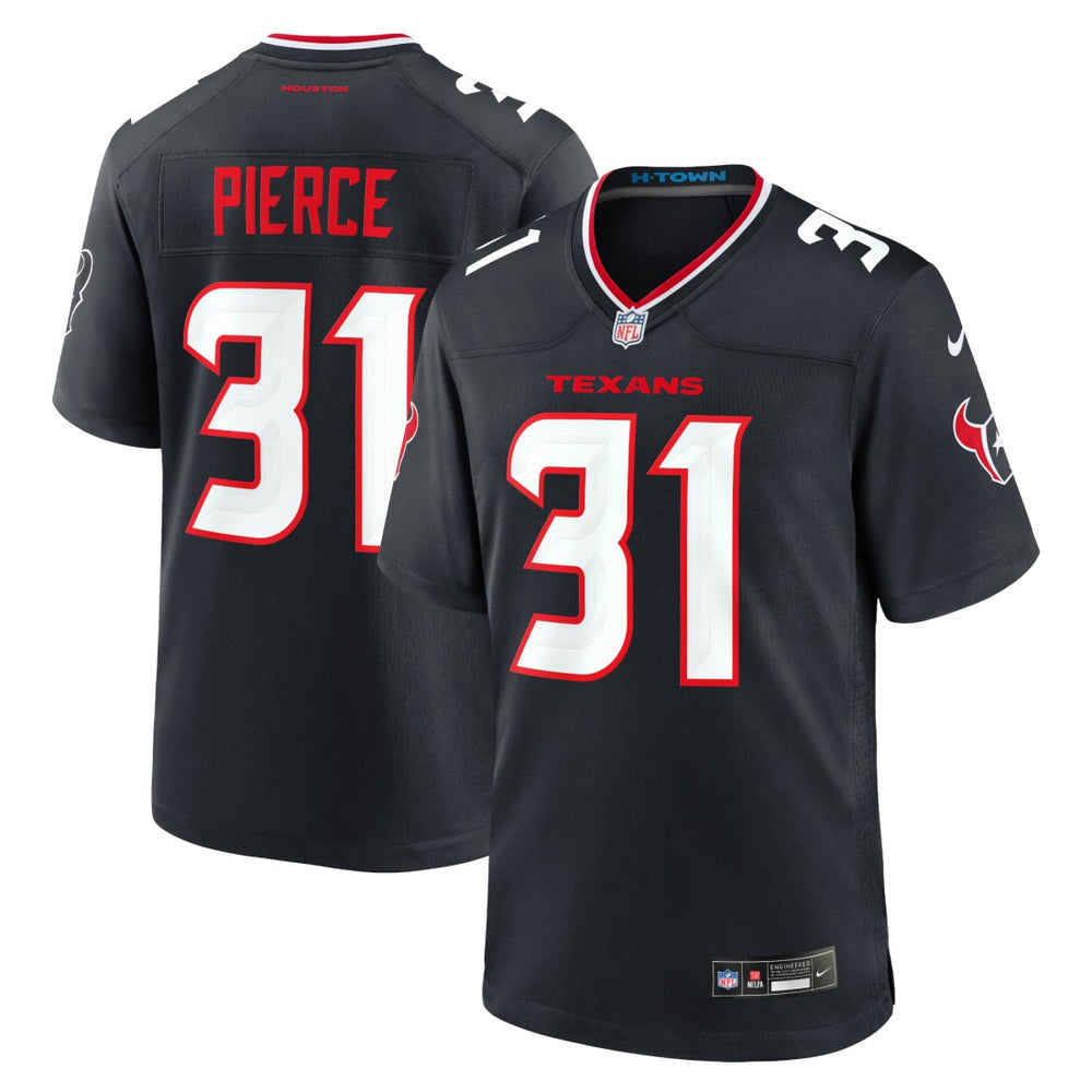 Nike Dameon Pierce Houston Texans Game Jersey Navy