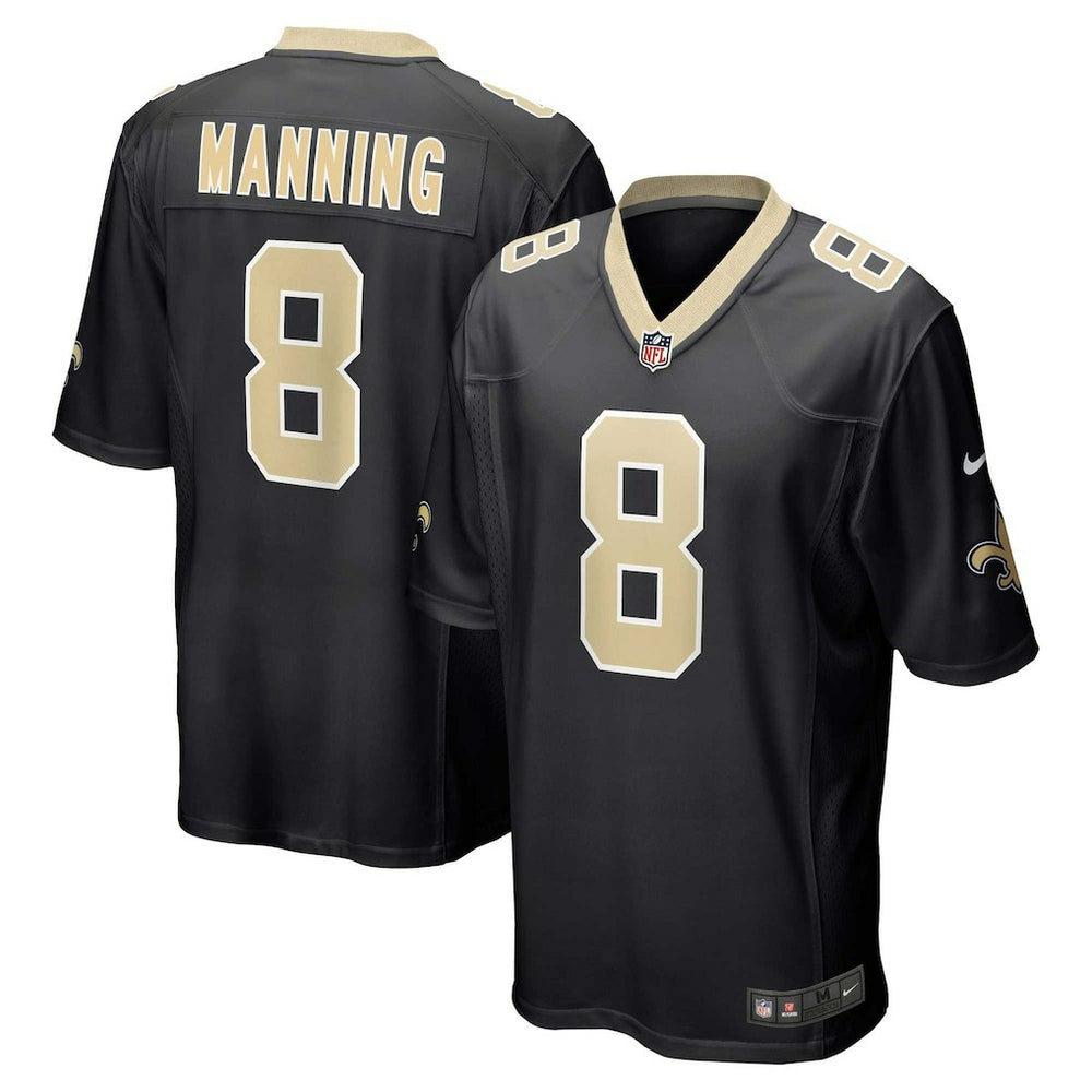 Nike Archie Manning New Orleans Saints Retired Player Game Jersey Black