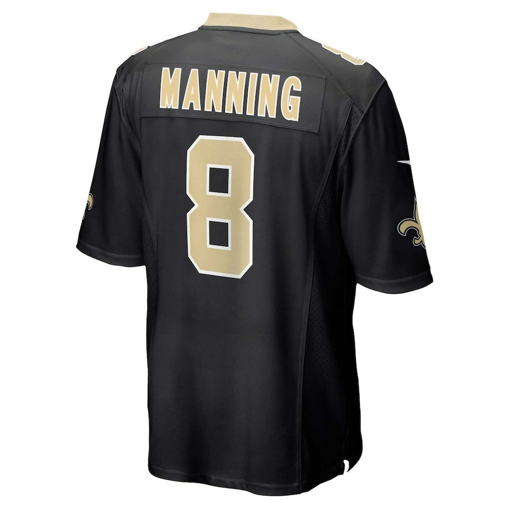 Nike Archie Manning New Orleans Saints Retired Player Game Jersey Black