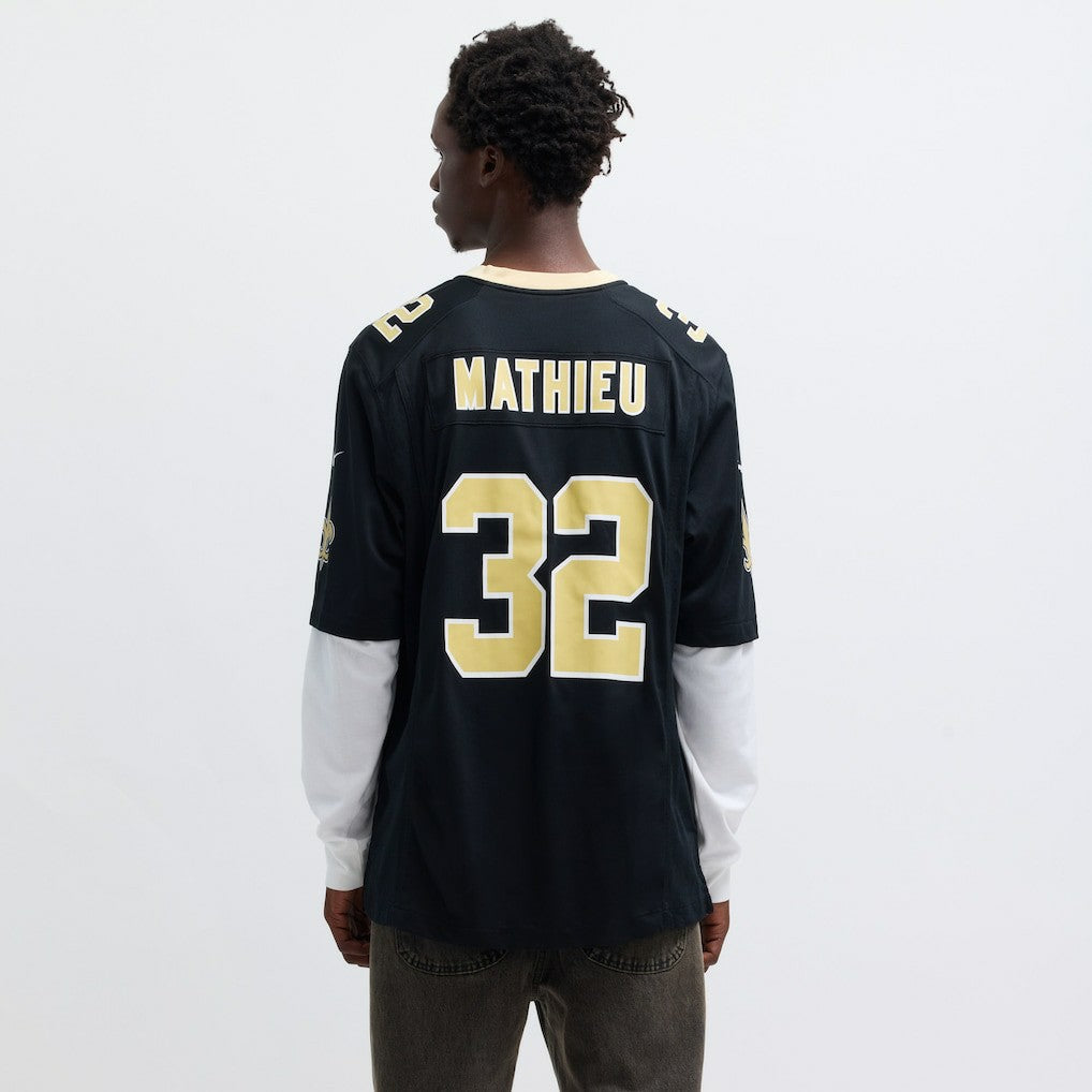Nike Tyrann Mathieu New Orleans Saints Game Jersey Black