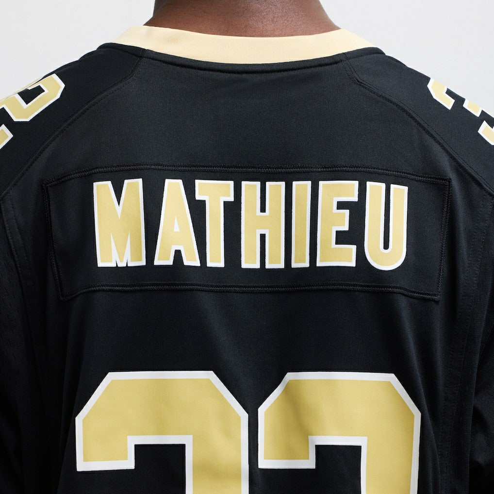 Nike Tyrann Mathieu New Orleans Saints Game Jersey Black