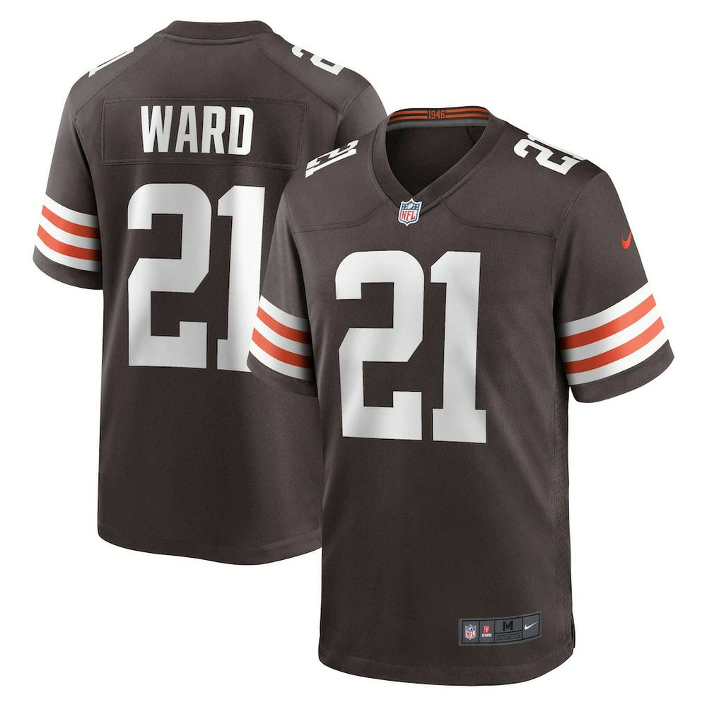 Nike Denzel Ward Cleveland Browns Game Jersey Brown