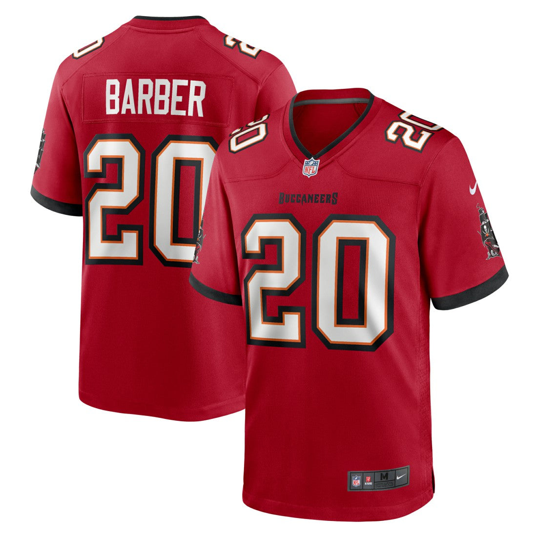 Nike Ronde Barber Tampa Bay Buccaneers Retired Player Game Jersey Red