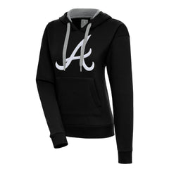 Atlanta Braves Antigua Women's Victory Pullover Hoodie - Black - MLB on Sale
