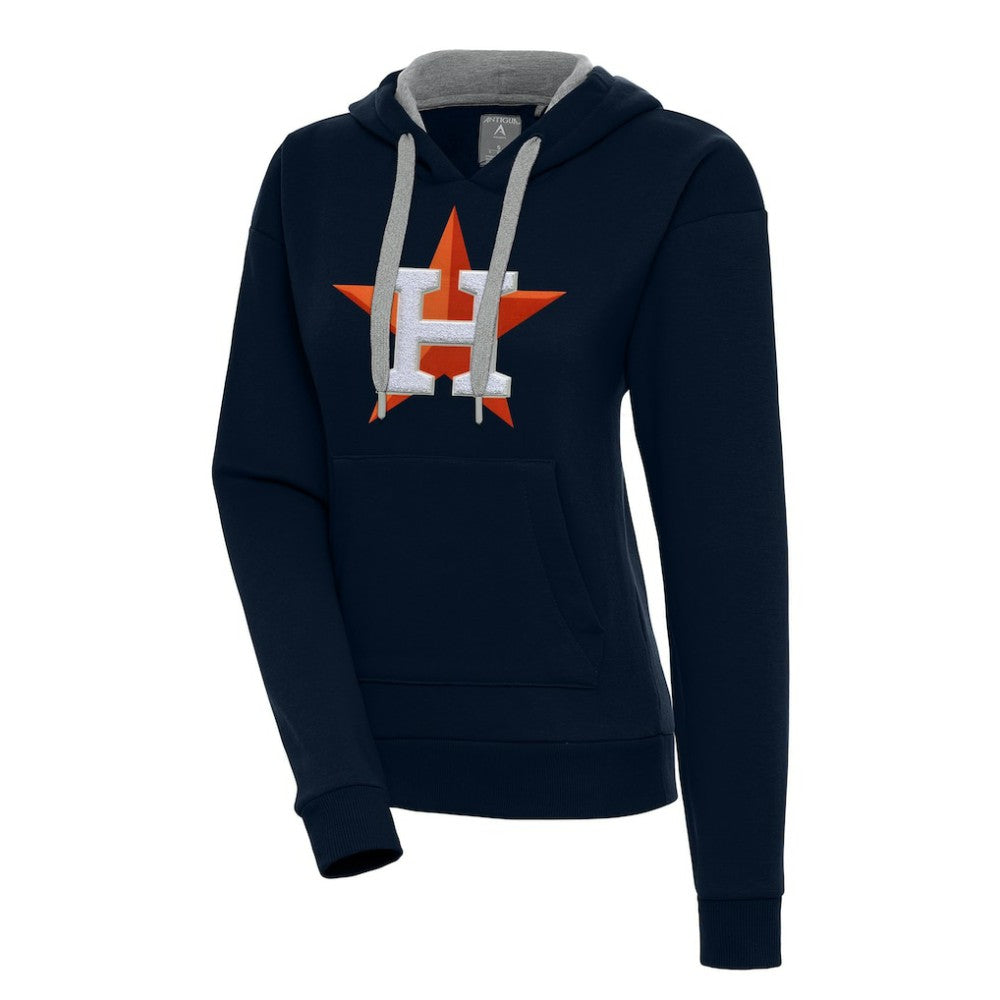 Houston Astros Antigua Women's Victory Pullover Hoodie - Navy - MLB on Sale