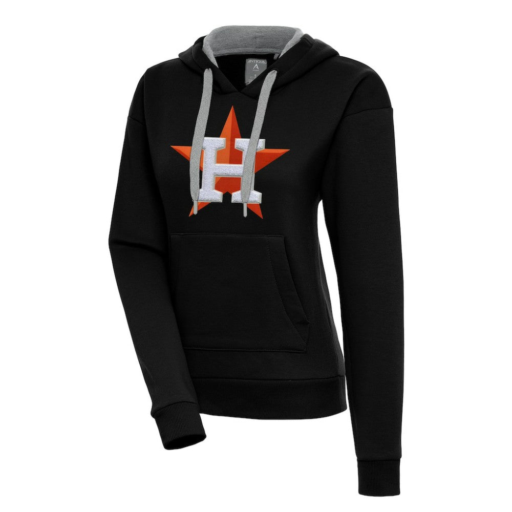 Houston Astros Antigua Women's Victory Pullover Hoodie - Black - MLB Online