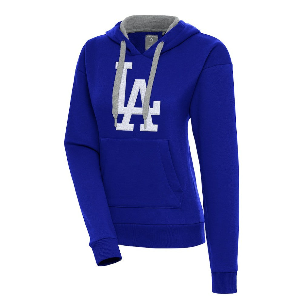 Los Angeles Dodgers Antigua Women's Victory Pullover Hoodie - Royal - MLB Lifestyle