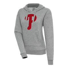 Philadelphia Phillies Antigua Women's Victory Pullover Hoodie - Heather Gray - MLB Online