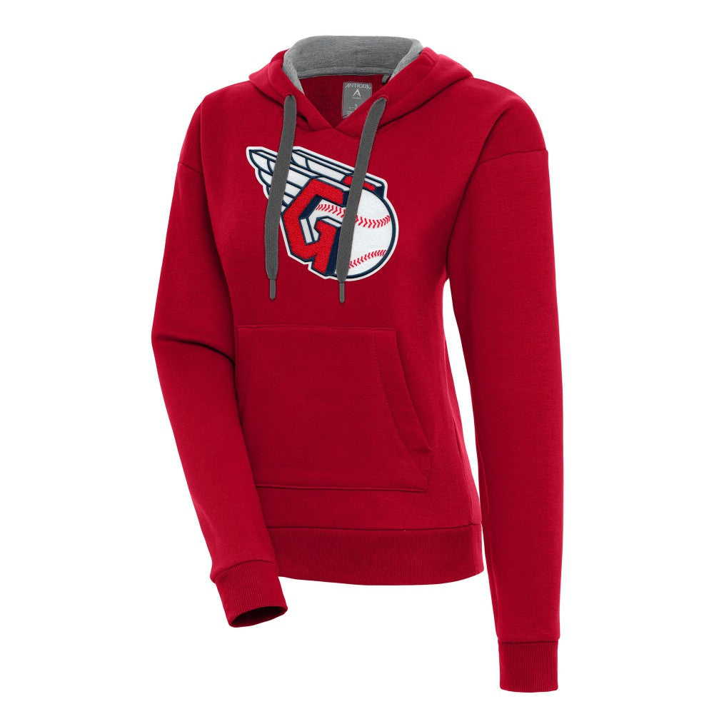 Cleveland Guardians Antigua Women's Victory Pullover Hoodie - Red - MLB Sale