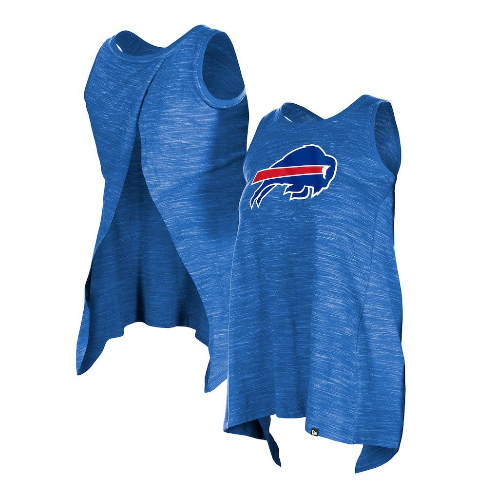 Buffalo Bills New Era Women's Plus Size Space Dye Active Tank Top Royal