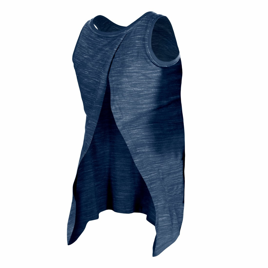 Denver Broncos New Era Women's Space Dye Active Tank Top Navy