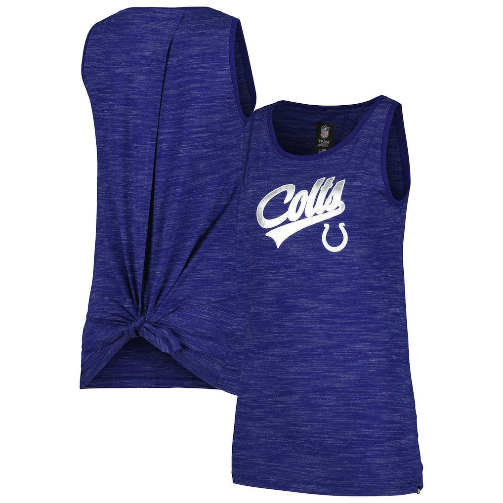 Indianapolis Colts New Era Women's Space Dye Active Tank Top Royal