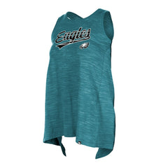 Philadelphia Eagles New Era Women's Space Dye Active Tank Top Midnight Green