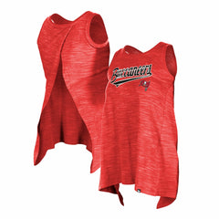 Tampa Bay Buccaneers New Era Women's Space Dye Active Tank Top Red