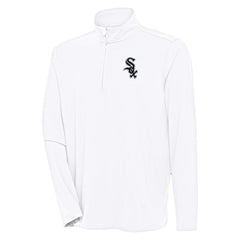 Chicago White Sox Antigua Hunk Quarter-Zip Pullover Top - White - MLB Sale