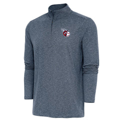 Cleveland Guardians Antigua Hunk Quarter-Zip Pullover Top - Heather Navy - MLB Online