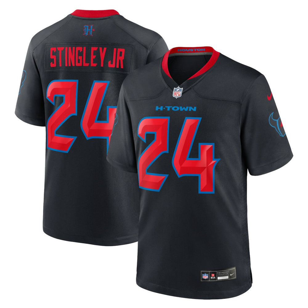 Nike Derek Stingley Jr. Houston Texans 2nd Alternate Game Jersey Navy