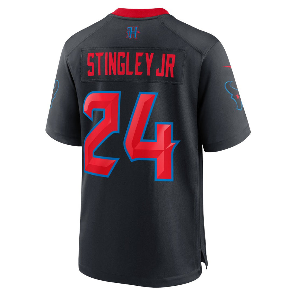 Nike Derek Stingley Jr. Houston Texans 2nd Alternate Game Jersey Navy