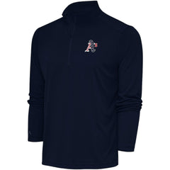 Athletics Antigua Patriotic Tribute Quarter-Zip Pullover Top - Navy - MLB Discount