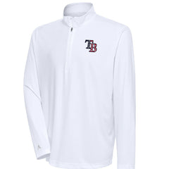 Tampa Bay Rays Antigua Patriotic Tribute Quarter-Zip Pullover Top - White - MLB Online