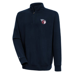 Cleveland Guardians Antigua Victory Quarter-Zip Pullover Top - Navy - MLB Online