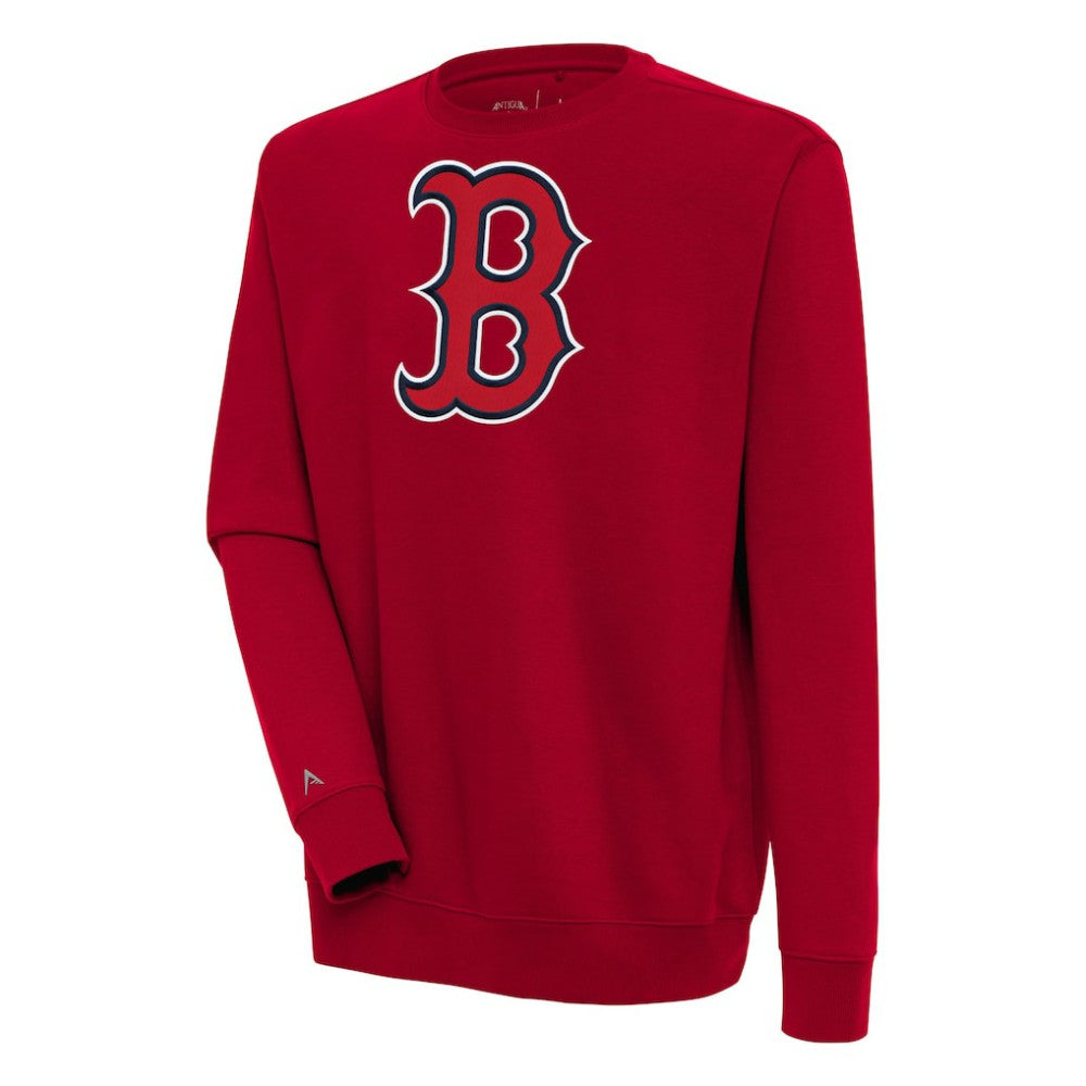 Boston Red Sox Antigua Victory Pullover Sweatshirt - Red - MLB Discount