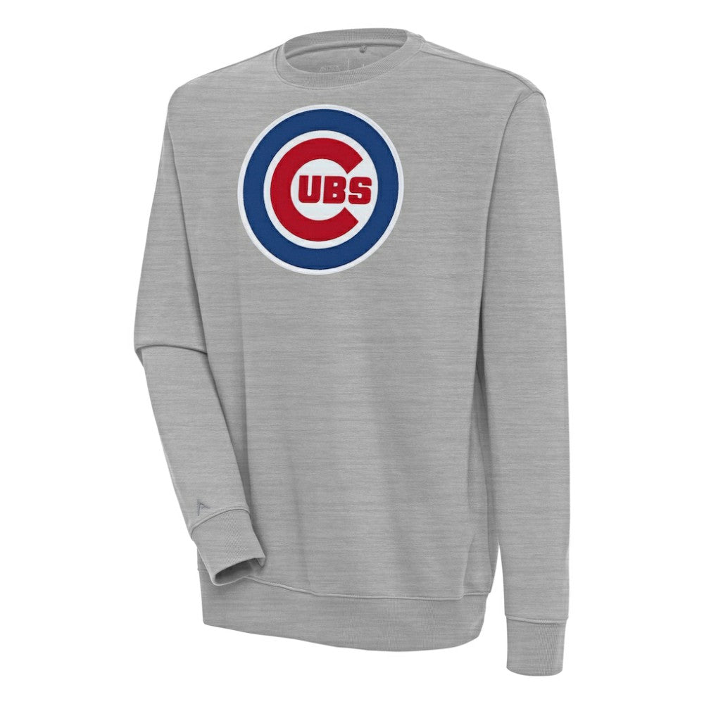 Chicago Cubs Antigua Victory Pullover Sweatshirt - Heather Gray - MLB on Sale