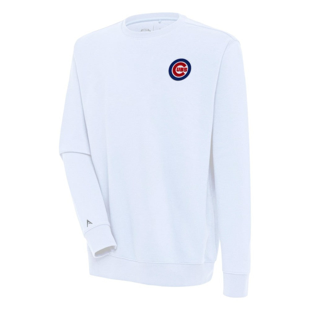 Chicago Cubs Antigua Victory Pullover Sweatshirt - White - MLB Sale
