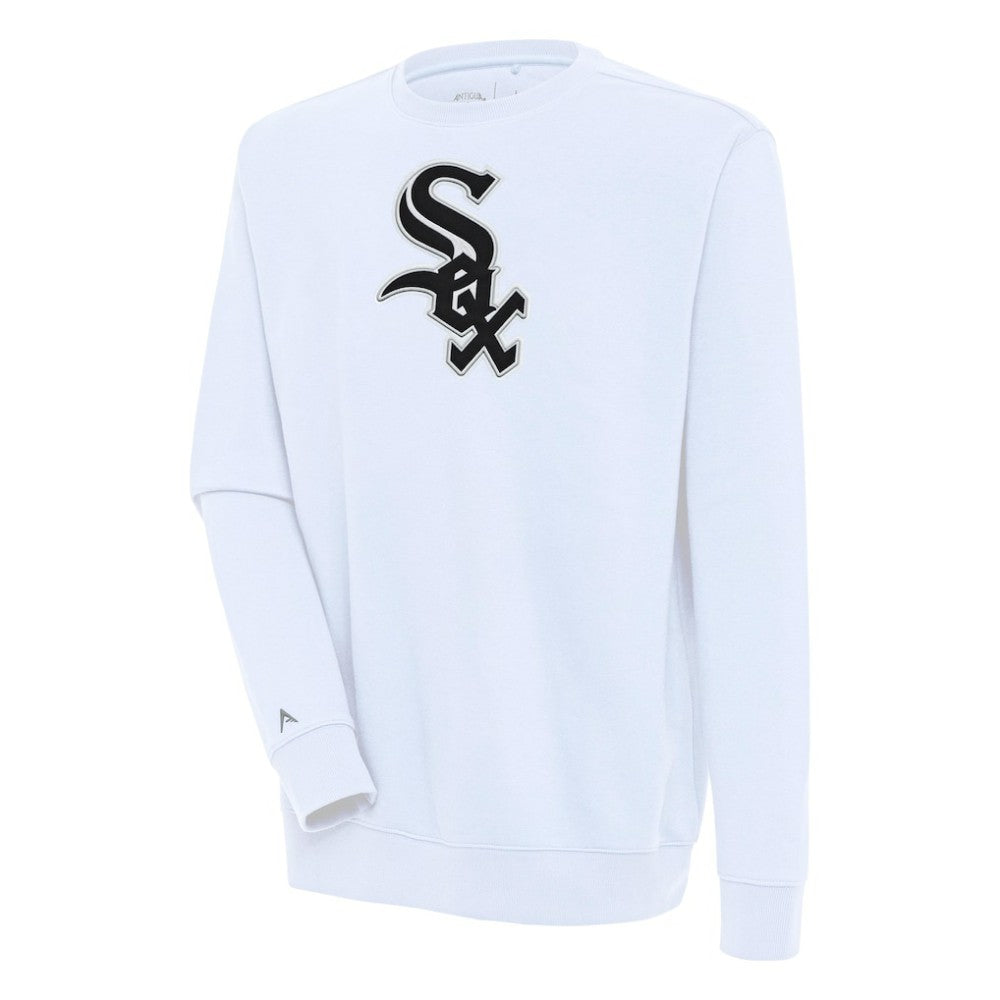 Chicago White Sox Antigua Victory Pullover Sweatshirt - White - MLB Discount