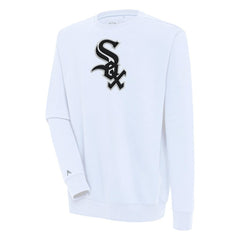 Chicago White Sox Antigua Victory Pullover Sweatshirt - White - MLB Discount