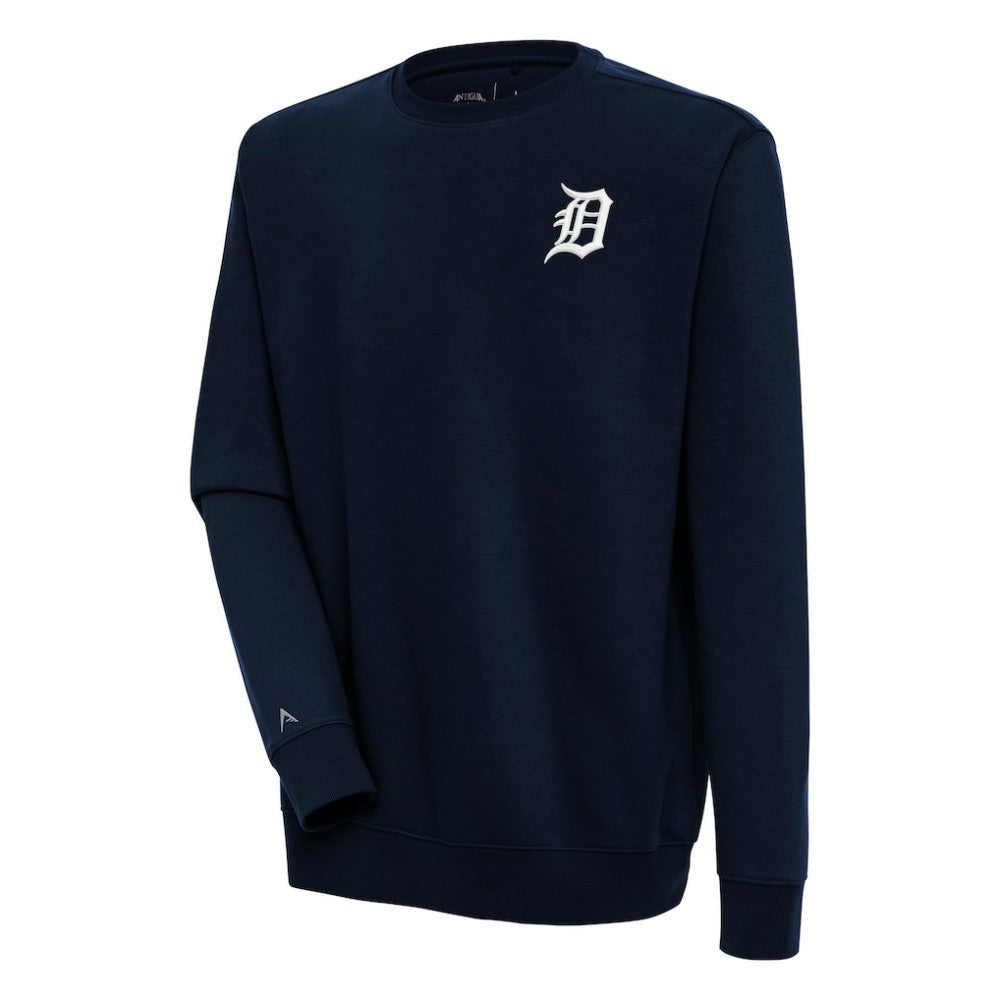 Detroit Tigers Antigua Victory Pullover Sweatshirt - Navy - MLB Discount
