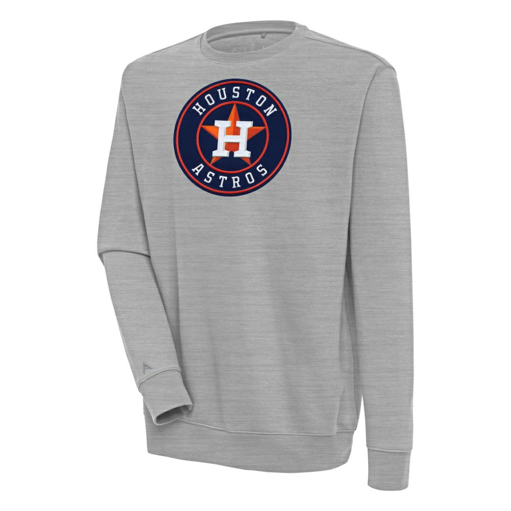 Houston Astros Antigua Victory Pullover Sweatshirt - Heather Gray - MLB Online