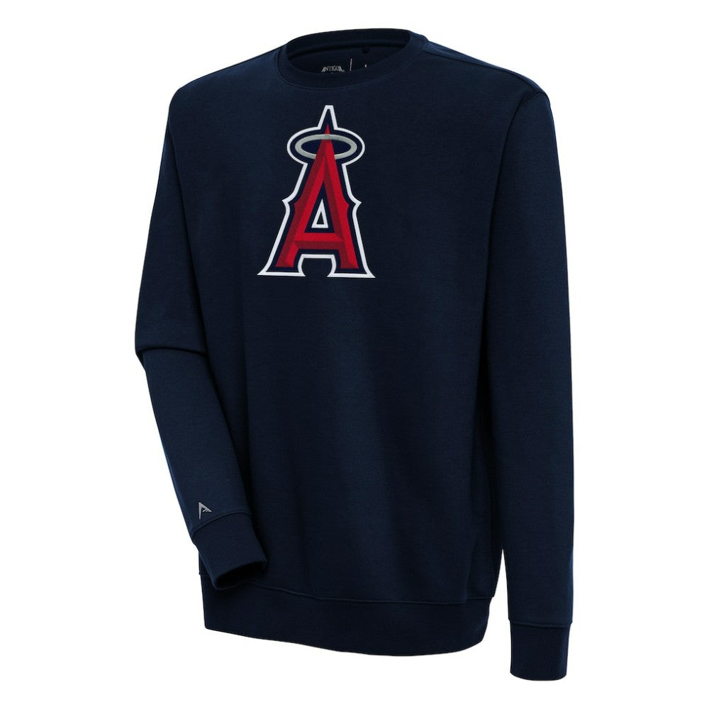 Los Angeles Angels Antigua Victory Pullover Sweatshirt - Navy - MLB Sale