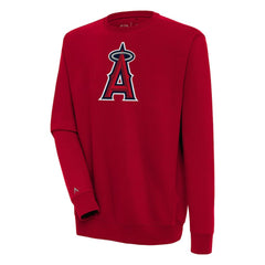 Los Angeles Angels Antigua Victory Pullover Sweatshirt - Red - MLB Discount