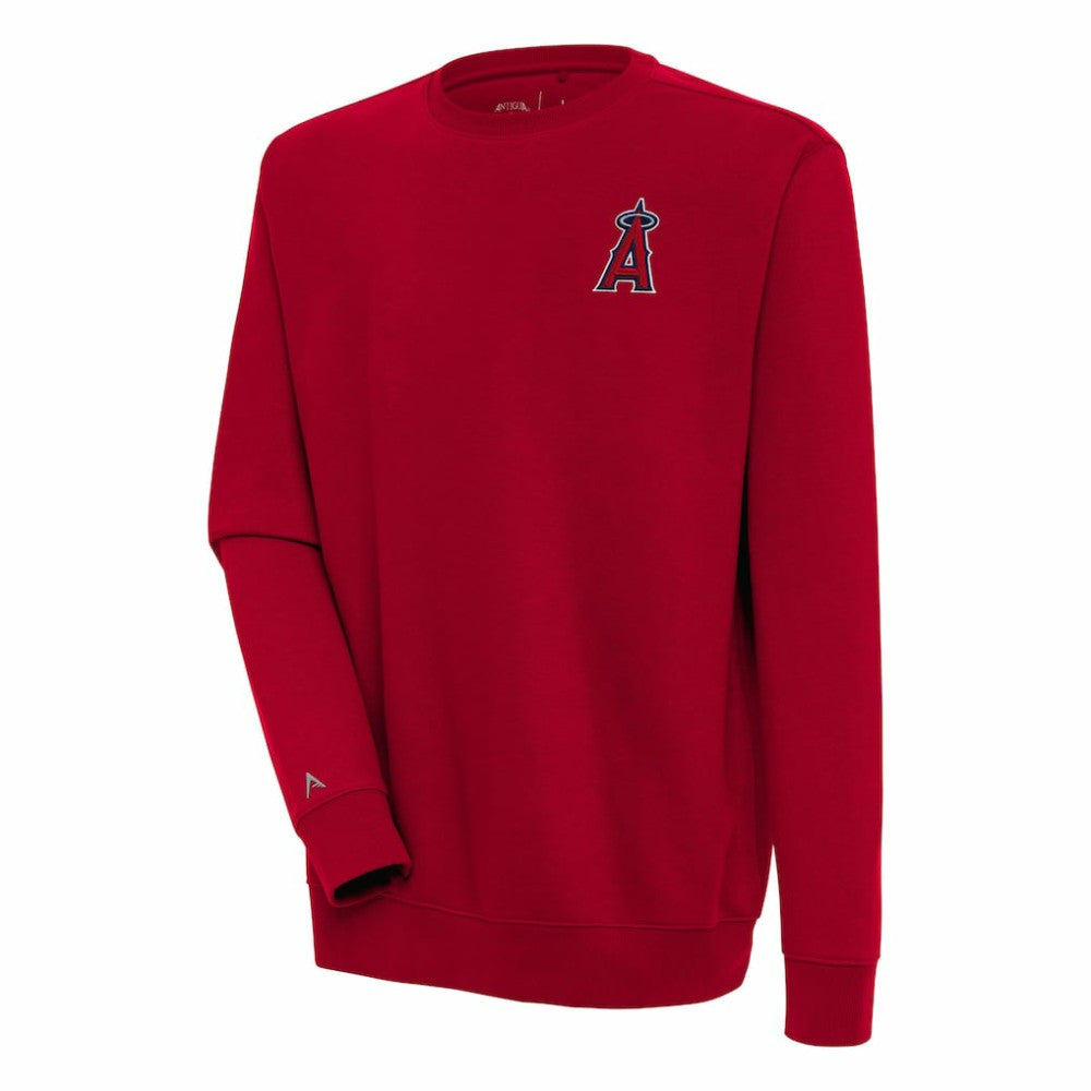 Los Angeles Angels Antigua Victory Pullover Sweatshirt - Red - MLB Lifestyle