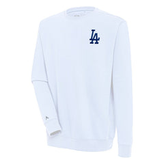 Los Angeles Dodgers Antigua Victory Pullover Sweatshirt - White - MLB Sale