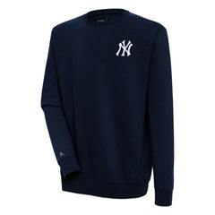 New York Yankees Antigua Victory Pullover Sweatshirt - Navy - MLB Lifestyle