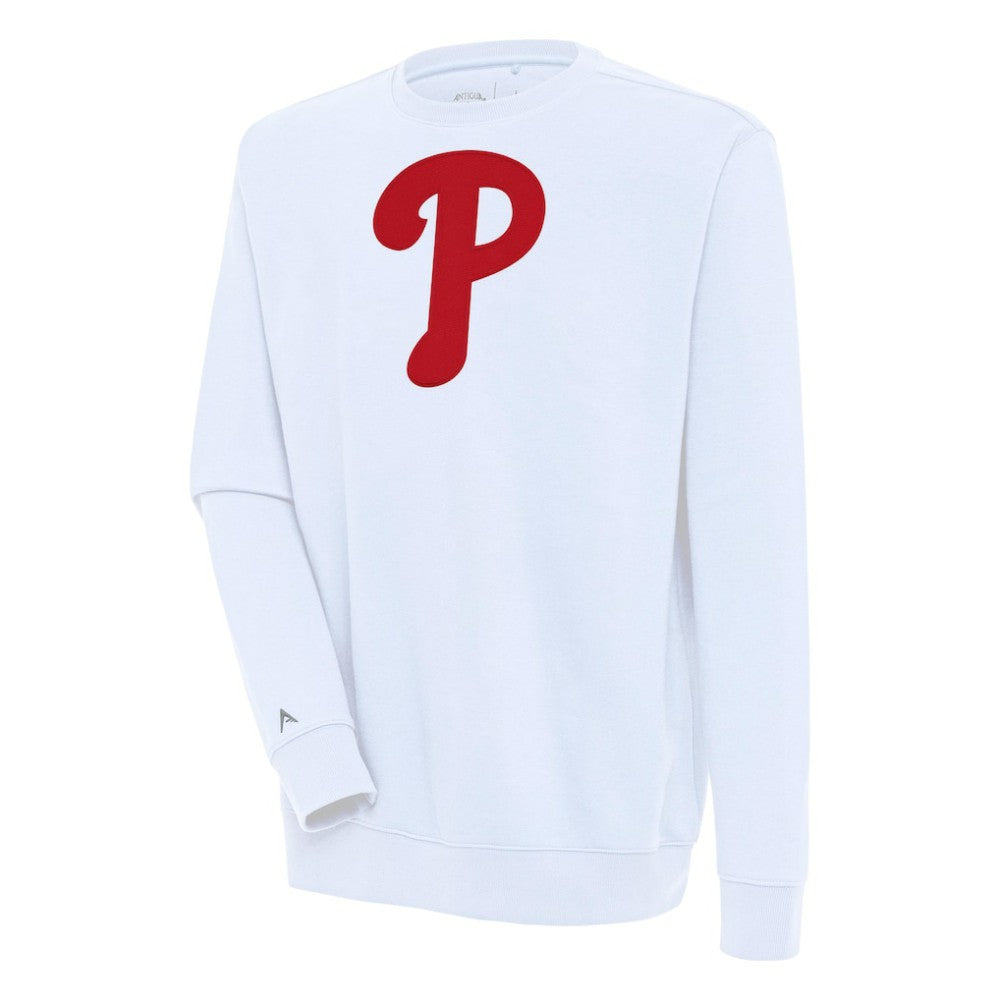 Philadelphia Phillies Antigua Victory Pullover Sweatshirt - White - MLB Online
