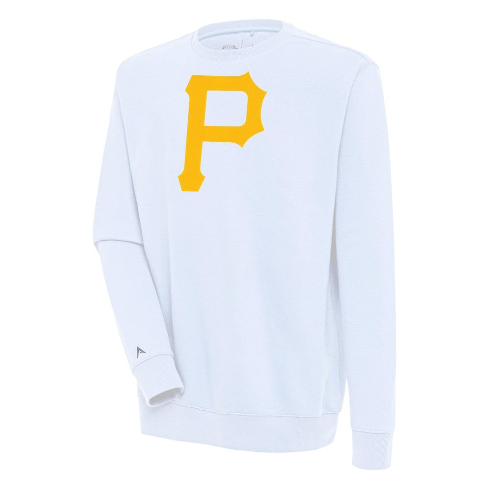 Pittsburgh Pirates Antigua Victory Pullover Sweatshirt - White - MLB Lifestyle