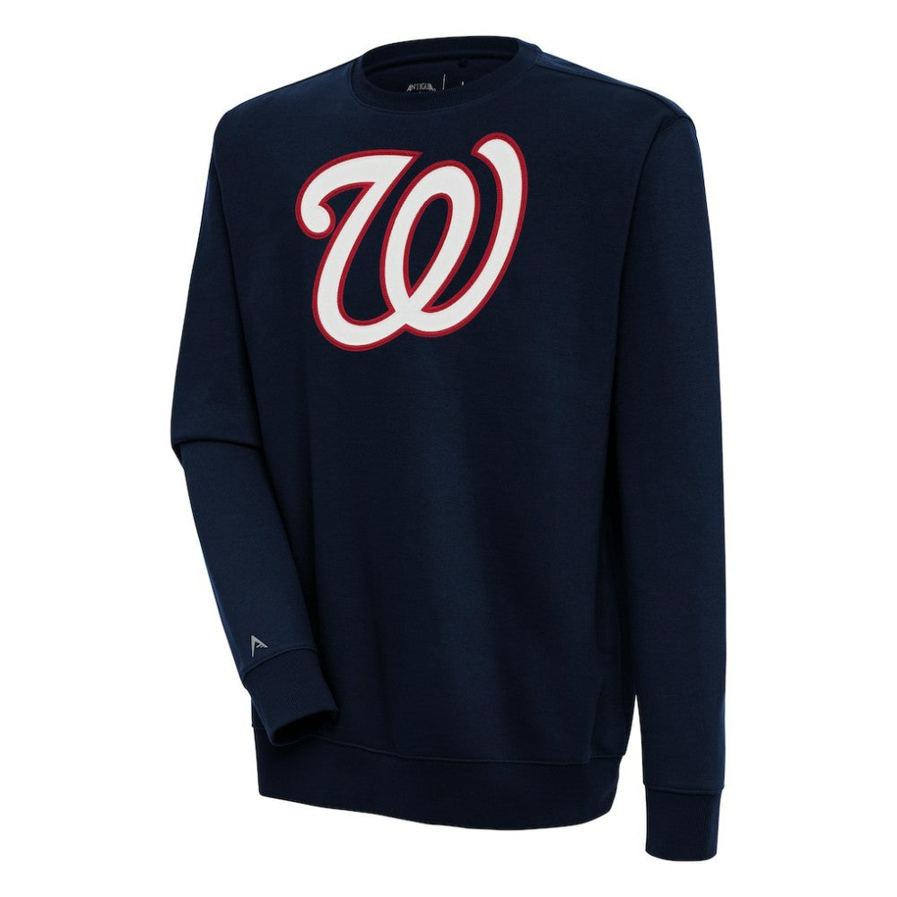 Washington Nationals Antigua Victory Pullover Sweatshirt - Navy - MLB Lifestyle