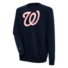 Washington Nationals Antigua Victory Pullover Sweatshirt - Navy - MLB Lifestyle