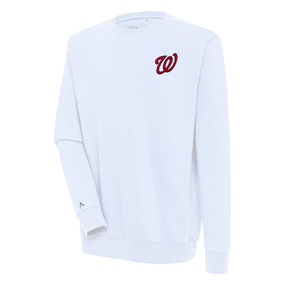 Washington Nationals Antigua Victory Pullover Sweatshirt - White - MLB Online