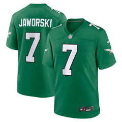 Nike Ron Jaworski Philadelphia Eagles Retired Player Alternate Game Jersey Kelly Green