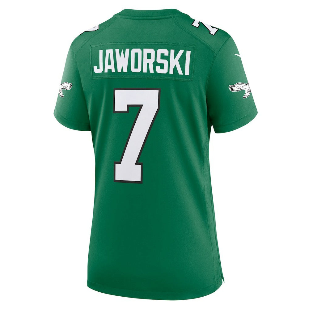 Nike Ron Jaworski Philadelphia Eagles Women's Alternate Game Jersey Kelly Green