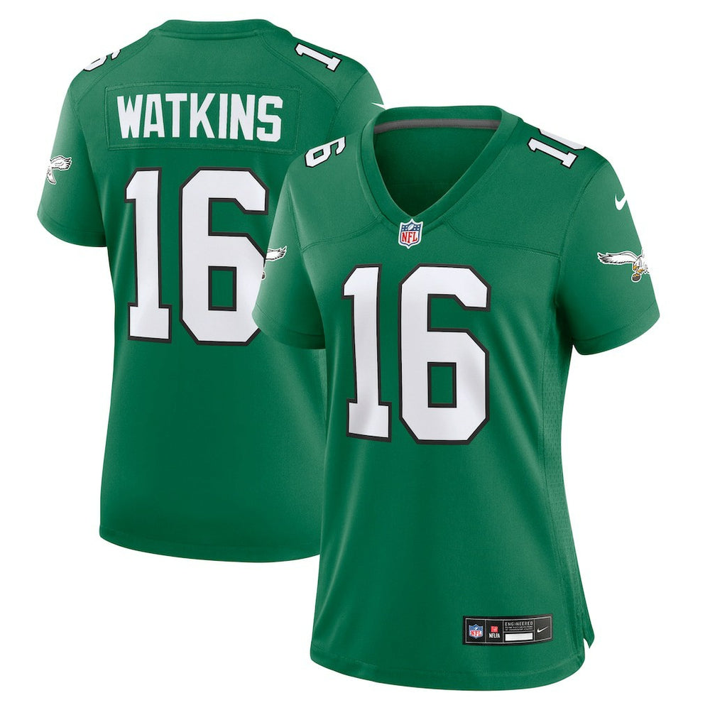 Nike Quez Watkins Philadelphia Eagles Women's Alternate Game Jersey Kelly Green