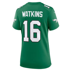 Nike Quez Watkins Philadelphia Eagles Women's Alternate Game Jersey Kelly Green