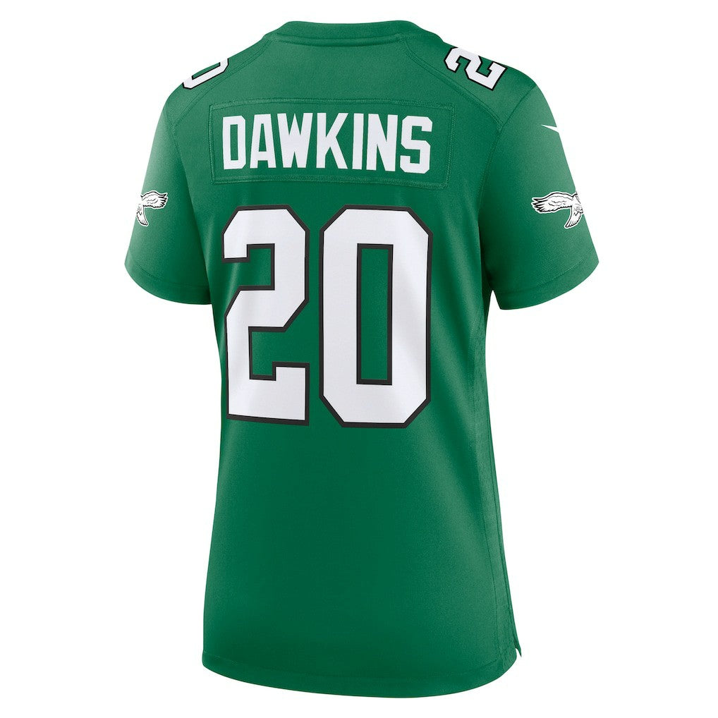 Nike Brian Dawkins Philadelphia Eagles Women's Alternate Game Jersey Kelly Green