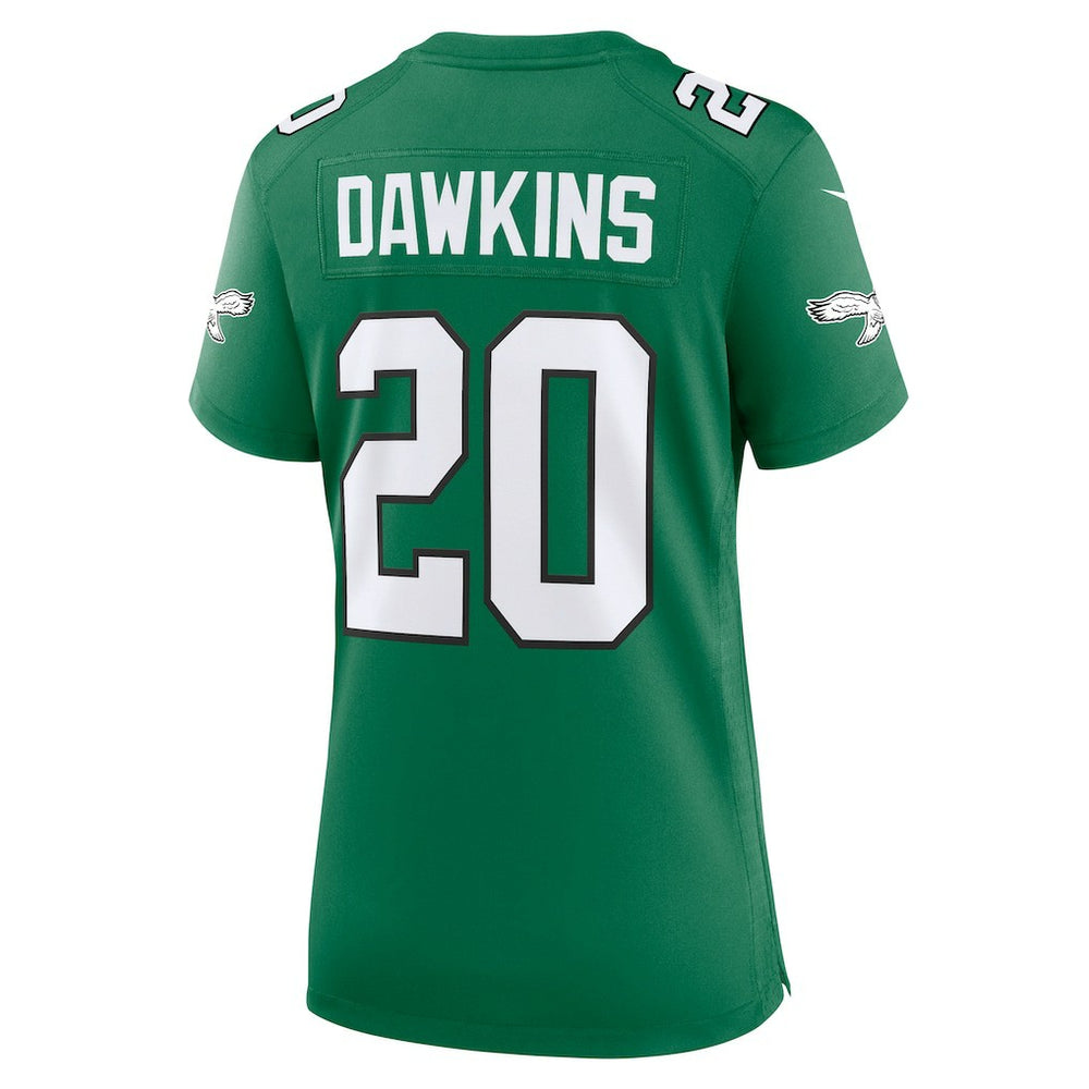 Nike Brian Dawkins Philadelphia Eagles Women's Alternate Game Jersey Kelly Green